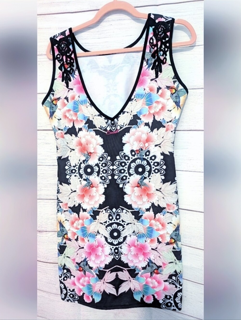 Smash Bodycon W/ spectacular print and embroidery 🪡 size M